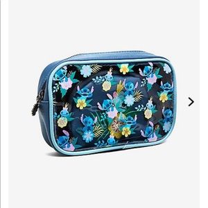 Loungefly Disney Lilo and Stitch Floral Makeup Bag
